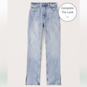 Abercrombie & Fitch Ultra High Rise 90s Straight Jean